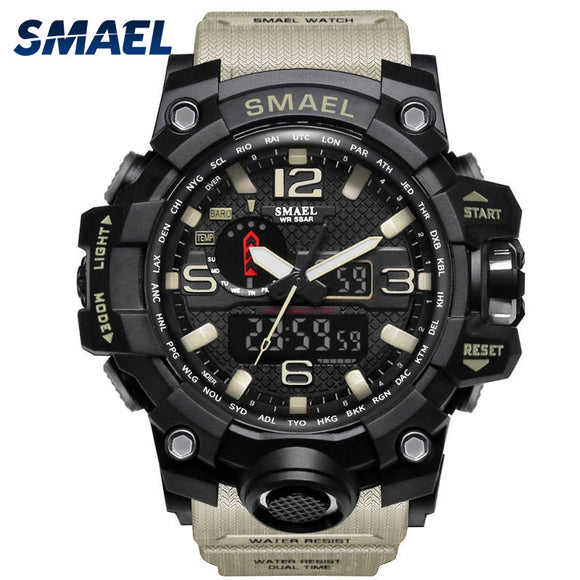 SMAEL Military Watch Waterproof  LED Quartz