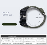 SMAEL Military Watch Waterproof  LED Quartz