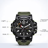 SMAEL Military Watch Waterproof  LED Quartz