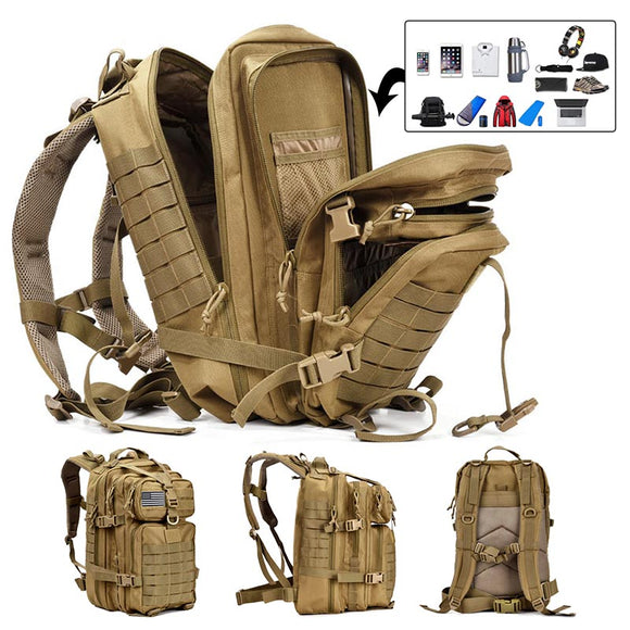 Military Tactical Large Backpack